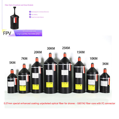 comprare Military-Grade Drone Fiber Optic Cables Communication System High-Speed Data Transmission for Defense Operations online manufacture