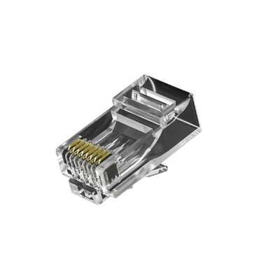 comprare Connettore RJ45 schermato CAT7 con kit clip in ferrite - Design industriale a due pezzi per Ethernet ad alta velocità online manufacture