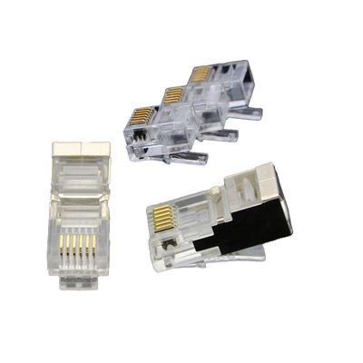 comprare Connettore RJ45 Pro-Grade 10Gbps Ready con larghezza di banda a 600 MHz e schermatura a triplo strato online manufacture