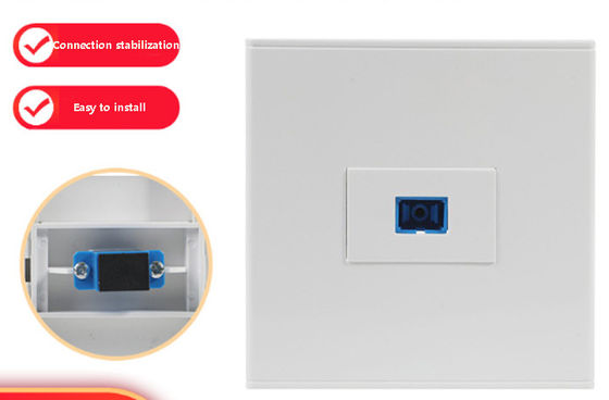 comprare Socket LC/SC ignifughi con compatibilità universale e dimensione 86 * 86 mm per reti 5G online manufacture
