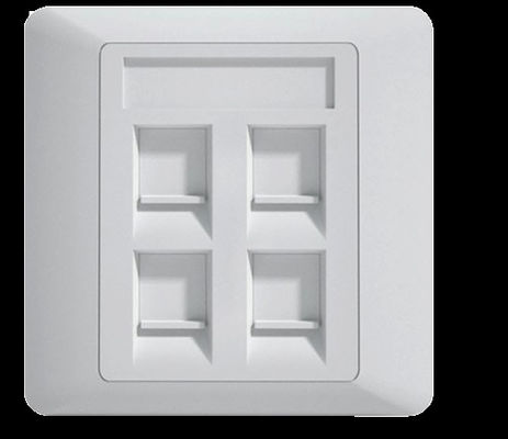 comprare 40Gbps Backbones Cat7 Socket con larghezza di banda di 600 MHz e Switch Wall Plate retrocompatibile online manufacture