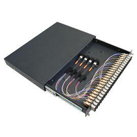 comprare 12 quadro d'interconnessione di fibra semplice del supporto di scaffale dello Sc millimetri del porto con la recinzione e gli adattatori della fibra online manufacture