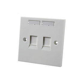 comprare Piastra frontale del supporto della superficie del quadro d'interconnessione di fibra ottica del materiale 3m dell'ABS con le doppie porte online manufacture