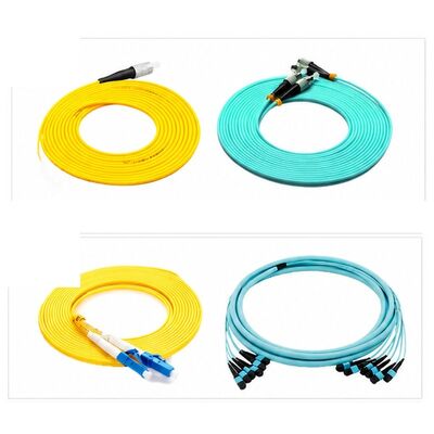 comprare Cavo ottico monomodale OS2 e multimodale OM4 con connettori SC LC per data center e reti FTTH online manufacture