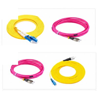 comprare 0.9mm Tight Buffer 2.0mm Standard 3.0mm Rugged Simplex Fiber Optic Pigtail SC LC OS2 per ODF Splicing online manufacture