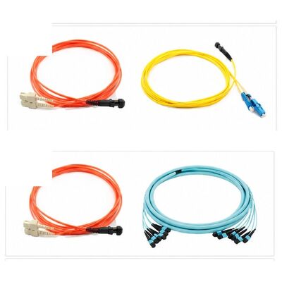 comprare 12 Fibre Ottiche Codificate a Colori con Connettore SC APC per Applicazioni Monomodali OS2 online manufacture