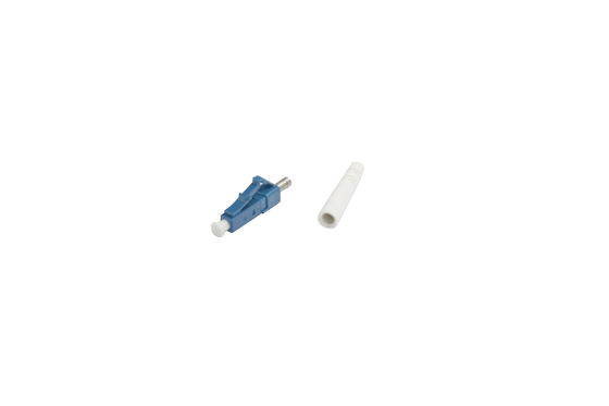 comprare 2.0mm Single Mode LC Fiber Optic Connector con perdita di inserimento di 0,3dB in colore blu online manufacture