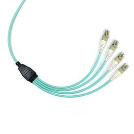 comprare Femmina del cavo a fibre ottiche MPO di Mpo di sblocco dell'elite delle fibre di CPR 8 al tipo B di LC OM3 LSZH online manufacture