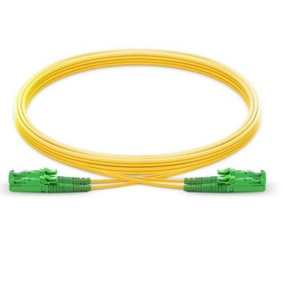 comprare E2000 APC Single Mode Duplex Fiber Optic Patch Cord con materiale LSZH e lunghezza personalizzabile online manufacture
