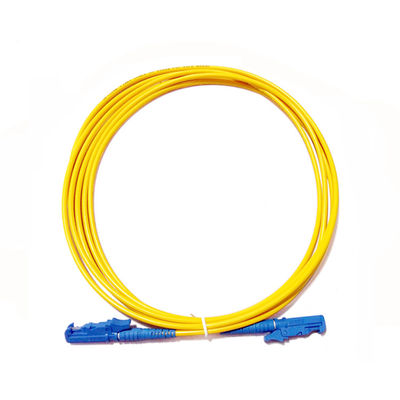 comprare E2000 UPC Fibra ottica patch cord Single Mode 2.0mm di diametro con tappo di plastica online manufacture