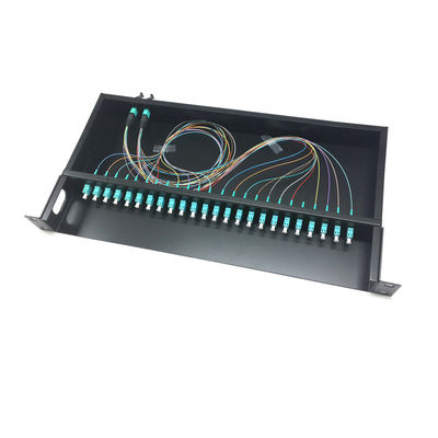 comprare Telaio di Distribuzione in Fibra Ottica Cassetta MPO/MTP con Fibra Ribbon 16C/32C e Bassa Perdita di Inserzione 0.35dB per Data Center online manufacture