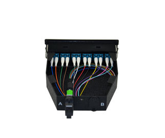 comprare Adattatore di LC della fibra del quadro d'interconnessione della cassetta del connettore MPO di singolo modo di LC 12 adatto online manufacture