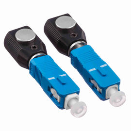 comprare adattatore di fibra ottica rotondo dello Sc UPC del metallo nero per cavo a fibre ottiche nudo online manufacture