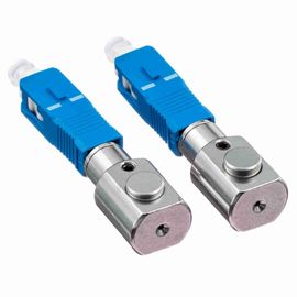 comprare Tipo a fibra ottica accoppiatori a fibra ottica dello Sc dell'adattatore nudo grigio per il centro della prova online manufacture