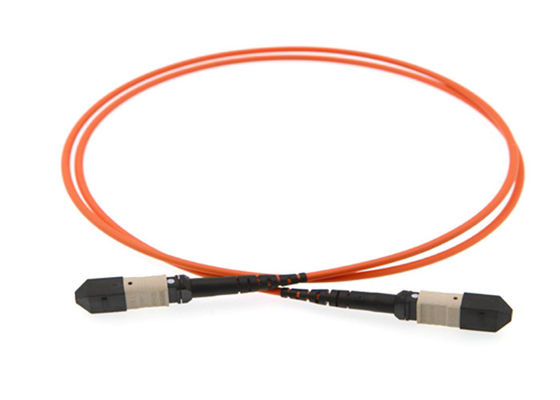 comprare Cavo MPO MTP Patch Cord MPO con 8 / 12 / 24 Fibre Personalizzabile in Lunghezza e Bassa Perdita di Inserzione online manufacture