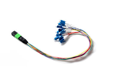 comprare MPO APC A LC smazzano fuori 0.9mm cavo di toppa ottico del modulo semplice di 12 fibre online manufacture