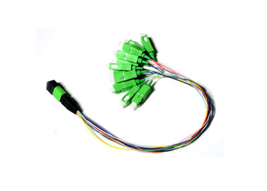 comprare la fibra 12 di 0.9mm smazza fuori il cavo di toppa ottico/maschio semplice del modulo MPO APC A Sc APC online manufacture