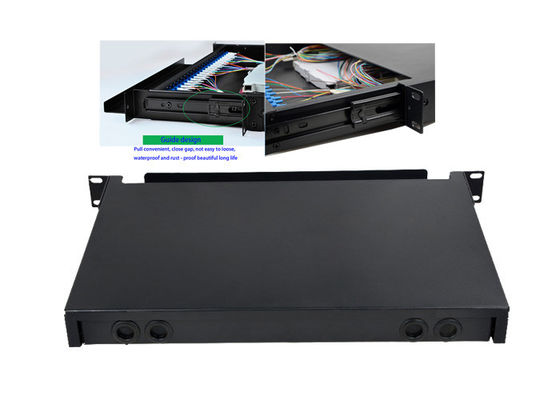 comprare 12 24 48 96 Porte Cassetto Estraibile Tipo Fibra Ottica Multimodale Frame di Distribuzione e Patch Panel online manufacture