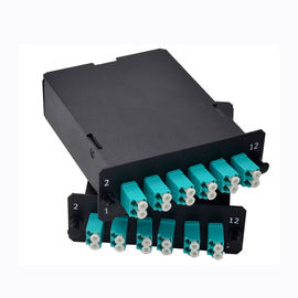 comprare MPO-24 al duplex di 12x LC, tipo AF, 24 cassette miste delle fibre OM3 FHD MPO online manufacture