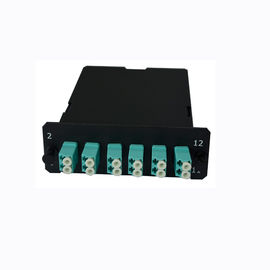 comprare Il modulo MPO-24 della cassetta del singolo modo FHD MPO al duplex di 12x LC, scrive A a macchina, 24 fibre OS2 online manufacture