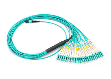 comprare 24 fibre MPO MTP smazzano fuori il cavo misto dello sblocco del cavo di toppa MTP-24 OM3 online manufacture
