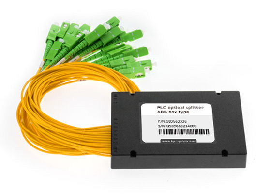 comprare Splitter a fibra ottica PLC su misura 1x16 canale con connettore SC/APC in ABS Box Type online manufacture