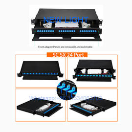 comprare Il quadro d'interconnessione a fibra ottica misto del supporto di scaffale/48 Port la fibra ottica a 19 pollici del quadro d'interconnessione online manufacture