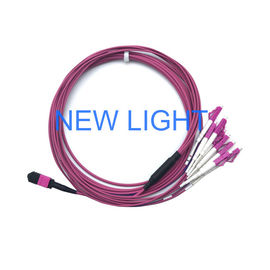 comprare Fibra mista ottica del cavo Om3 del connettore MPO MTP - cavo ottico per la cassetta della fibra di Mpo online manufacture