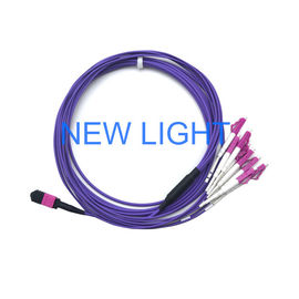comprare Fibra mista ottica del connettore Om3 di Mpo - cavo ottico per il quadro d'interconnessione della cassetta di Mpo online manufacture