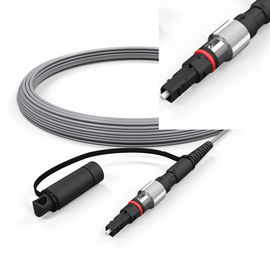 comprare Cavo flessibile a fibra ottica impermeabile di Grey del connettore del metallo di singolo modo del cavo di toppa online manufacture
