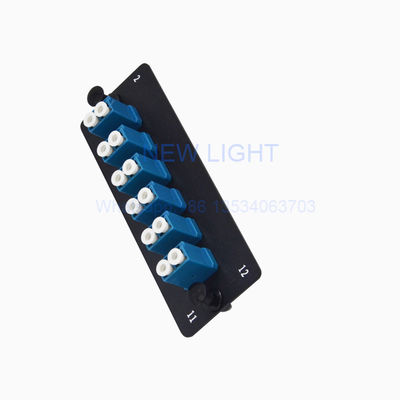 comprare Pannello patch in fibra ottica da 1U da 19 pollici per montaggio su rack con piastre adattatore LGX e cassetto estraibile online manufacture