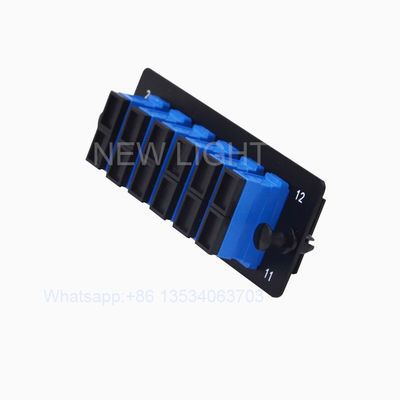 comprare 19 pollici Rack Mount Fiber Optic Patch Panel con LC SC 6/12 Port Adapter Plate e Slide-Out Drawer Enclosure online manufacture