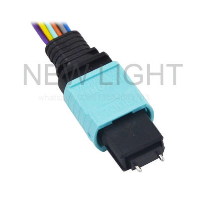 comprare MTP Female to LC MPO MTP Cable 8-Strand Breakout OM3 50μm Plenum Rated for High Capacity Networking online manufacture