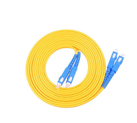 comprare Corde di patch in fibra ottica blu duplex SC UPC Single Mode 1310nm con cavo G652D e perdita di inserimento ≤ 0,3 dB online manufacture