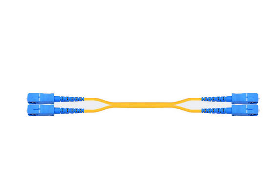 comprare Cavo patch in fibra ottica SC duplex monomodale 40G per trasmissione dati 1310 / 1550nm con cavo in fibra G657A1 online manufacture