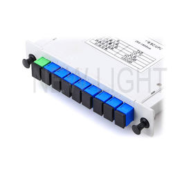 comprare Separatore d'acciaio nudo del Plc della fibra della metropolitana 1x2 della fibra 250μM con il connettore, fibra ottica del separatore online manufacture