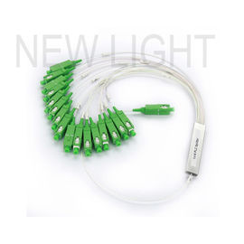 comprare Fibra monomodale 1x2 Blockless del separatore a fibra ottica 900μm del connettore di SC/APC online manufacture