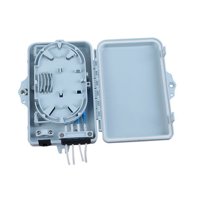 comprare 4 Core FTTH Termination Box Mural Mountable Waterproof Outdoor Fiber Optic Splitter Box online manufacture