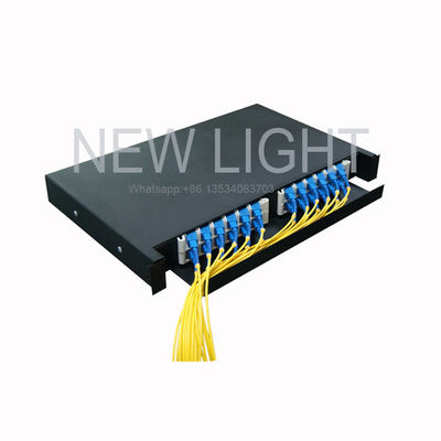 comprare 19''/23' Rack Mount Slidable Drawer Fiber Optic Patch Panel con 12/24 Core per una facile gestione dei cavi online manufacture