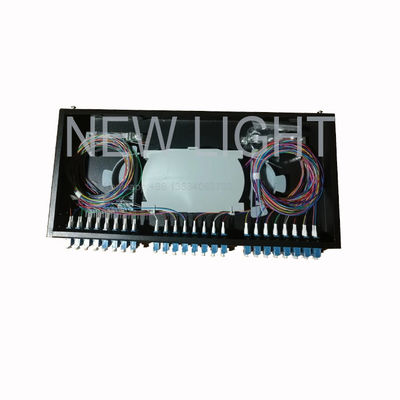 comprare Pannello Patch in Fibra Ottica LC da 48 Porte Montabile su Rack 1U per Gestione Fibra Multimodale OM3/OM4 online manufacture