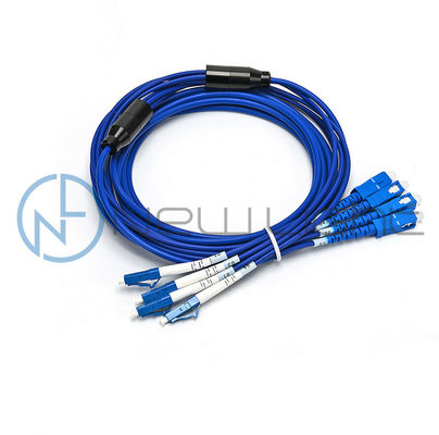 comprare 4 Fibre LC SC 0.5 Metro Cavo Patch in Fibra Ottica con Protezione Corazzata online manufacture