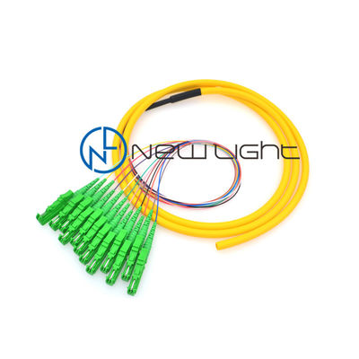 comprare 0.9mm 12 connettore a fibra ottica della st dello Sc E2000 FC della treccia di colori online manufacture