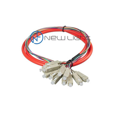 comprare 12 core 0.9mm Multimode Fibre Optica Pigtail Fibre Optica Jumping Cable per CATV e telecomunicazioni online manufacture