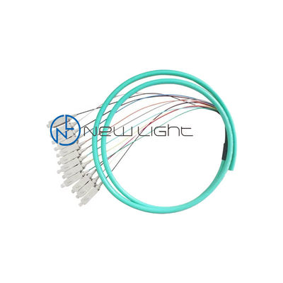 comprare 12 core Fibra ottica multimode Pigtail con diametro di 0,9 mm per trasmissione dati ad alta velocità online manufacture