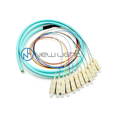 comprare FTTX SC Simplex LSZH 1m Coda di Fibra Ottica a Buffer Stretto con Diametro 0.9mm per Uso Interno online manufacture
