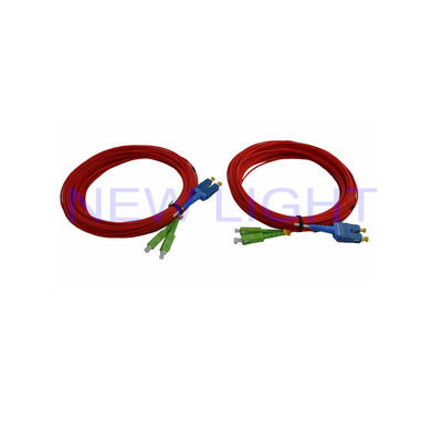 comprare LSZH Armored SC to LC Fiber Patch Cord con lunghezza personalizzabile e bassa perdita di inserimento online manufacture