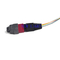Diametro basso del PVC 3.0mm di perdita di inserzione degli assemblaggi cavi di Data Center MPO OM3