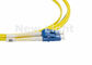 Cavo a fibre ottiche di fibra ottica di singolo modo dello Sc del cavo di toppa delle reti di telecomunicazione/LC