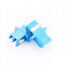 Multi modo di colore degli adattatori a fibra ottica blu del connettore con tipo saldato orecchie