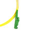 Cavo di toppa di fibra ottica del cavo giallo Singl - modo E2000 al polacco G657A2 di LC APC
